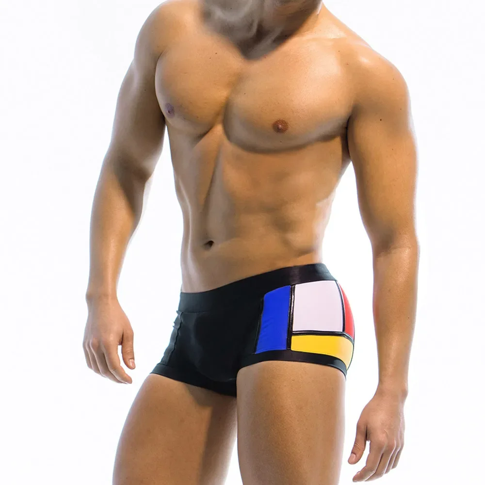Boxer Shorts Modal - Mens Swimwear Swim Briefs Boxer Swimsuits