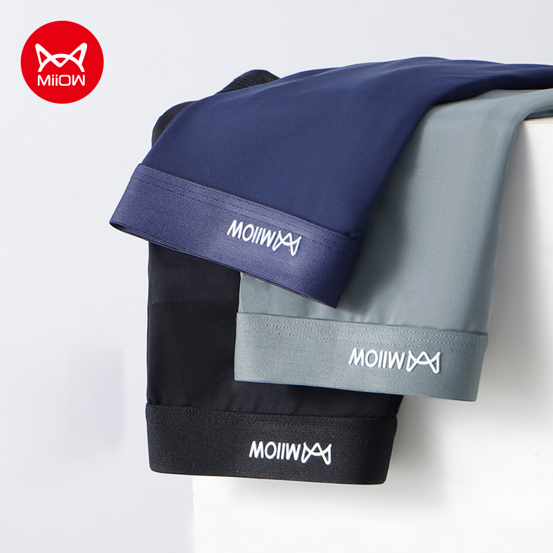 MiiOW 3Pcs Summer Thin Ice Sil - огляд і ціна Boxer Shorts Modal