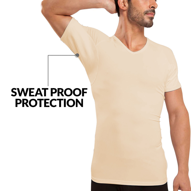 Men Undershirts Anti-transpira - огляд і ціна Undershirt Crew Neck