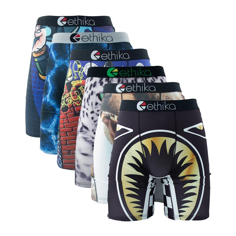 ETHIKA 6Pcs Men Underwear Boxe - огляд і ціна Boxer Shorts Modal