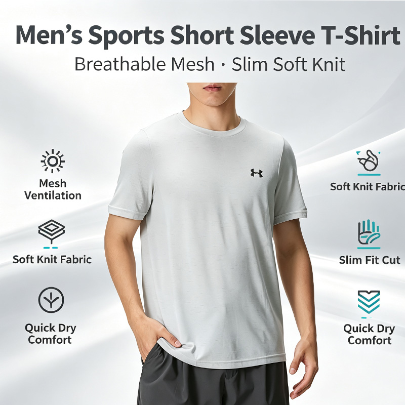 Under Armour Men Slim Fit Mesh - огляд і ціна Undershirt Crew Neck