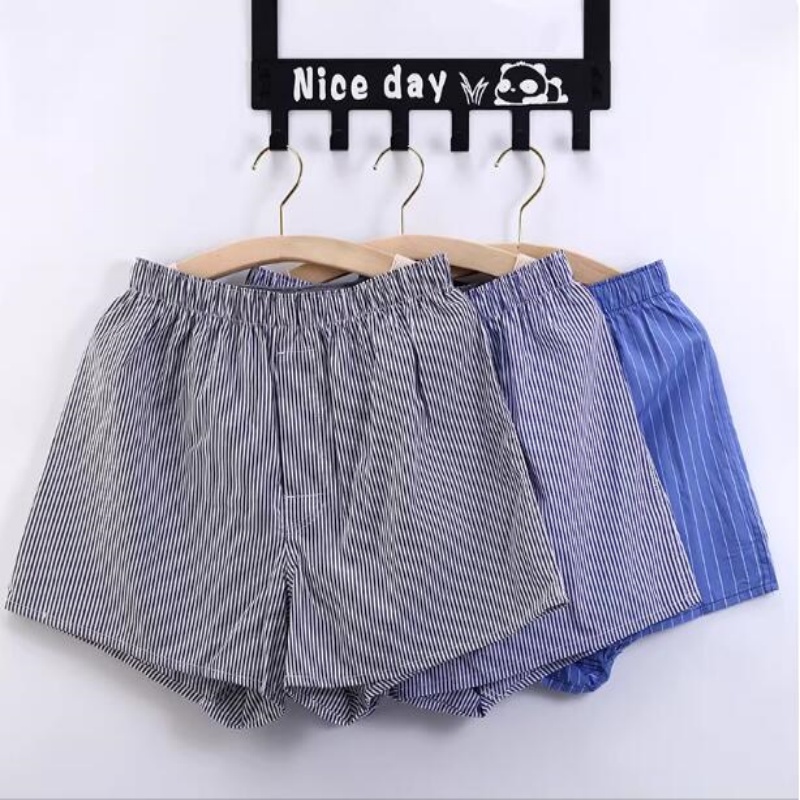 3 pc/lot M-3XL Classic Plaid M - огляд і ціна Boxer Brief Pack Cotton